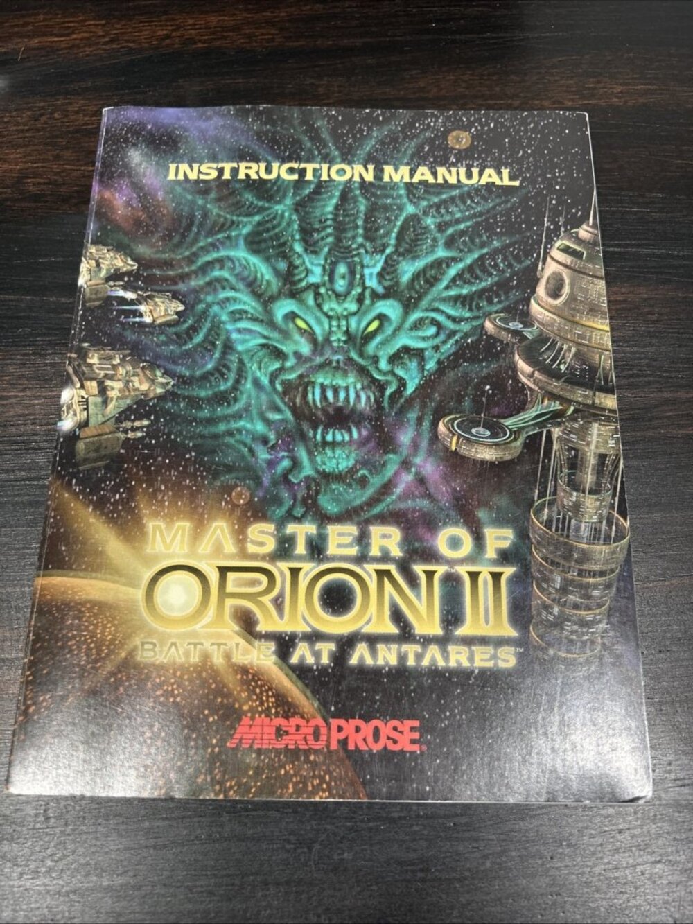 Master of Orion II 2 Battle at Antares Instruction Manual Only 1996 Microprose
